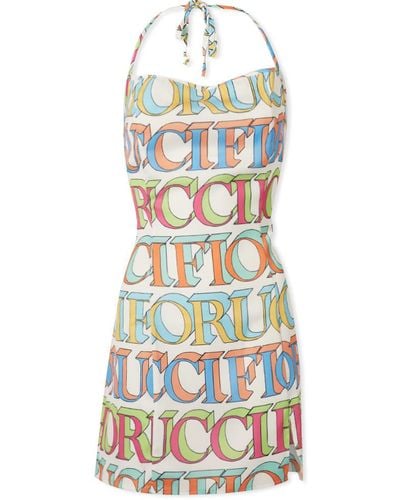Fiorucci All Over Print Mini Dress - Multicolor