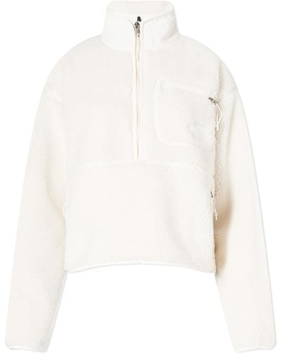 The North Face Extreme Pile Pullover Fleece Jacket - White