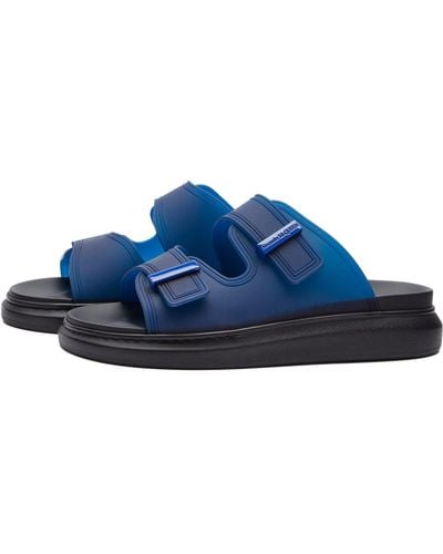Alexander McQueen Transparent Hybrid Sandal Trainers - Blue