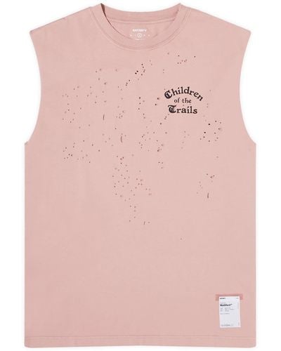 Satisfy Mothtech Muscle T-Shirt - Pink