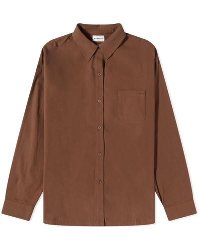 ADANOLA Cotton Shirt - Brown