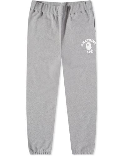 A Bathing Ape University Sweat Pant - Grey