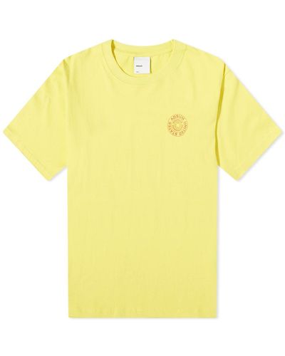 Adsum Stamp T-shirt - Yellow
