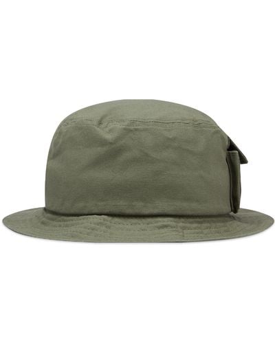 Flagstuff Spider Pocket Bucket Hat - Green