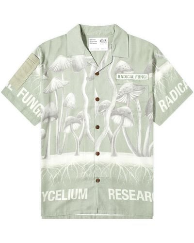 Space Available Redical Funghi Vacation Shirt - Green