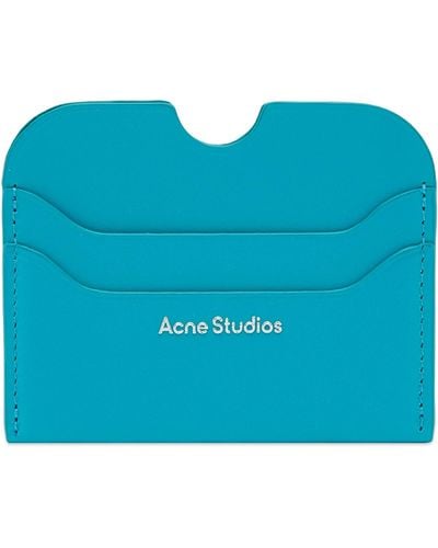 Acne Studios Elmas Large S Card Holder - Blue