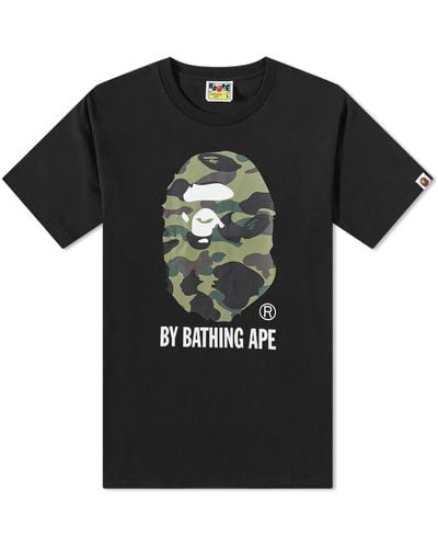 A Bathing Ape 1St Camo By Bathing Ape T-Shirt - Black