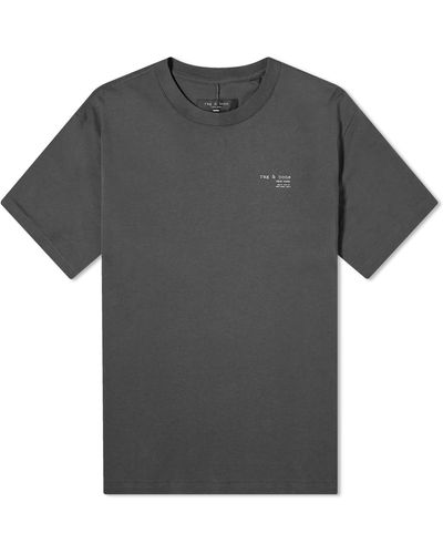 Rag & Bone Logo T-Shirt - Gray