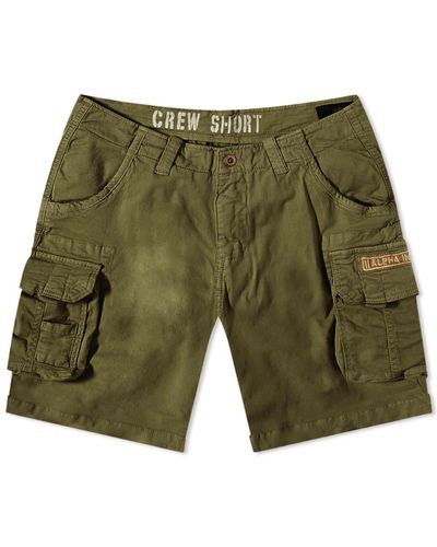 Alpha Industries Crew Short - Green