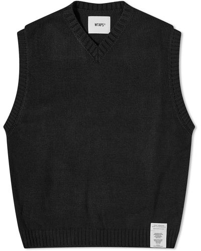 WTAPS 01 Knitted Vest - Black