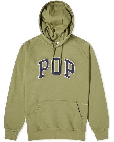 Pop Trading Co. Arch Hooded Sweat - Green