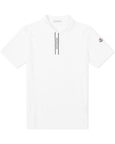Moncler Piquet Polo Shirt - White
