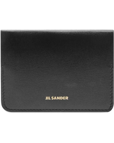Jil Sander Folded Card Holder - Black