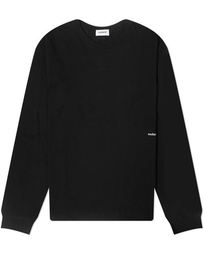 Soulland Long Sleeve Dima T-Shirt - Black