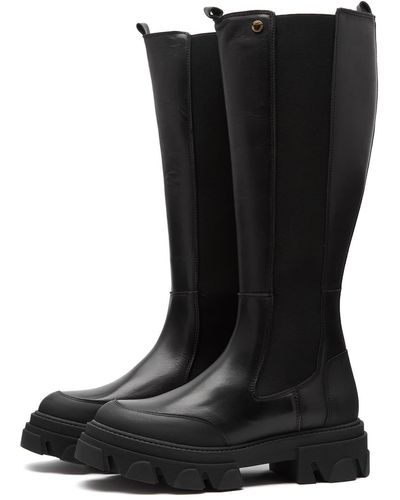Barbour International Parson High Leg Boots - Black