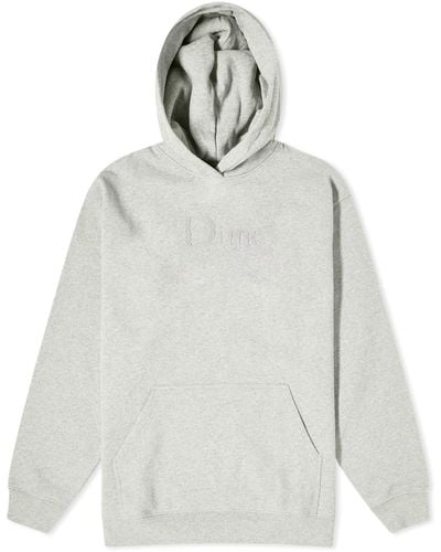 Dime Classic Chenille Logo Hoodie - Gray