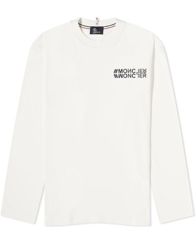 3 MONCLER GRENOBLE Long Sleeve T-Shirt - White