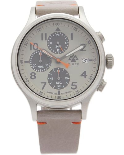Timex Expedition North Sierra Chronograph 42Mm Watch - Gray