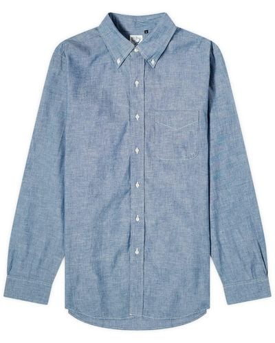 Orslow Button Down Shirt - Blue