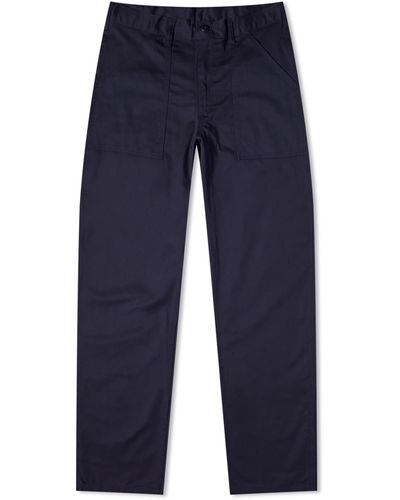 Stan Ray Taper Fit 4 Pocket Fatigue Trousers - Blue