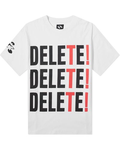 The Trilogy Tapes Delete! T-Shirt - White