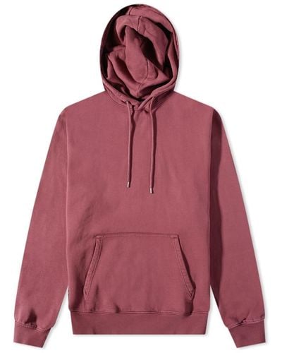 COLORFUL STANDARD Classic Organic Popover Hoodie - Red