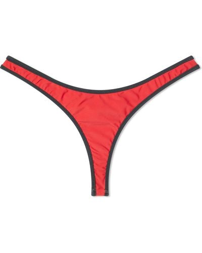 Miaou Jo Thong Bikini Bottom - Red