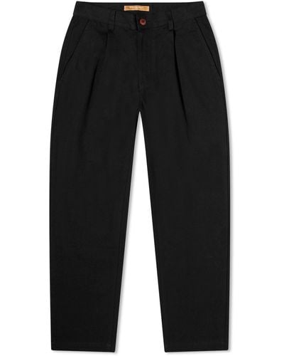 FRIZMWORKS Og Haworth One Tuck Trousers - Black