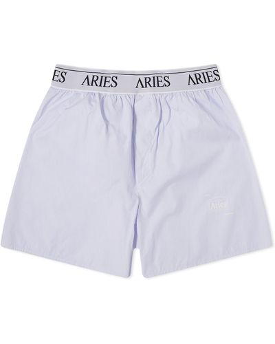 Aries Temple Boxer Shorts - Blue