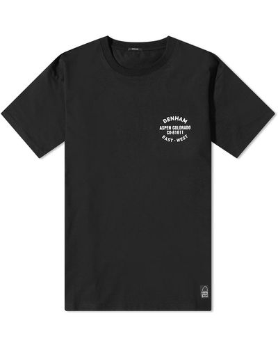 Denham Dacona Regular T-Shirt - Black