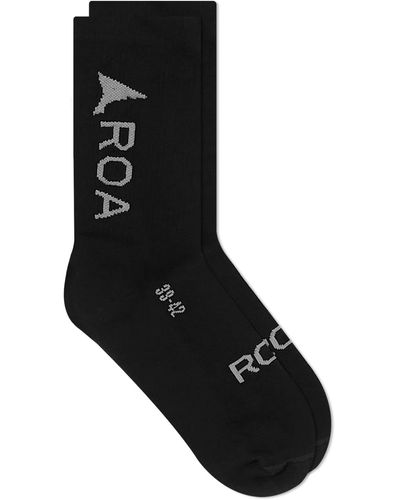 Roa Logo Socks - Black