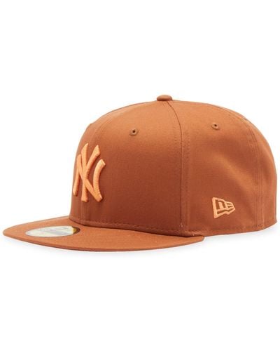 KTZ Ny Yankees League Essential 59Fifty Cap - Brown