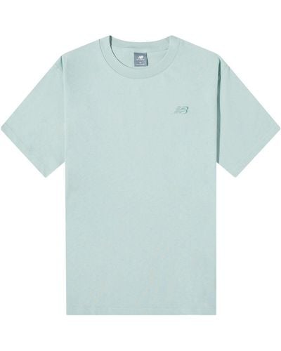 New Balance Nb Athletics Cotton T-Shirt - Blue