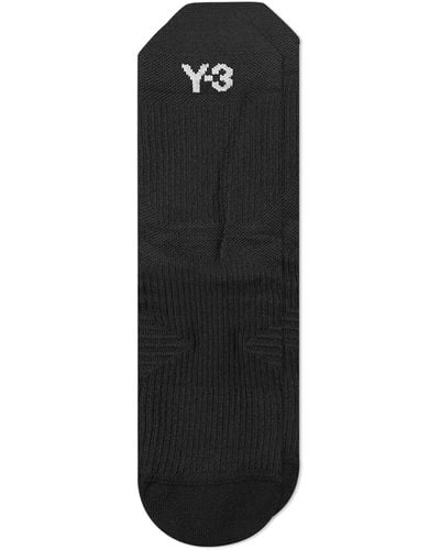 Y-3 Run Sock - Black