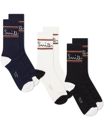 Paul Smith Mnln Sports Socks - Black