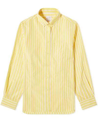 Saks Potts Williams Stripe Shirt - Yellow
