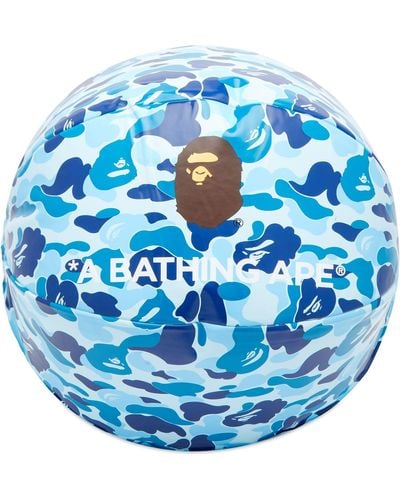 A Bathing Ape Abc Camo Beach Ball - Blue