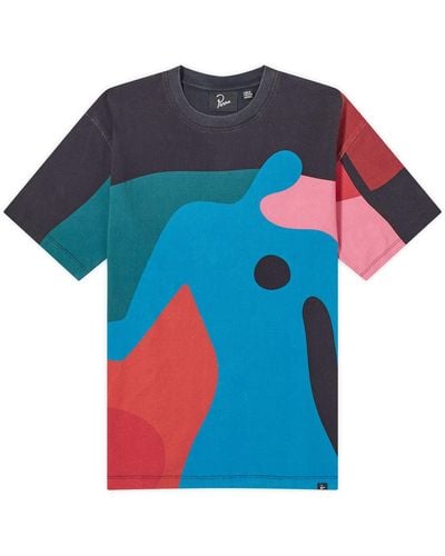 by Parra Big Ghost Cave T-Shirt - Blue
