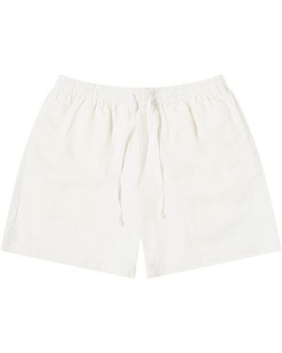 Samsøe & Samsøe Maren String Linen Shorts - White