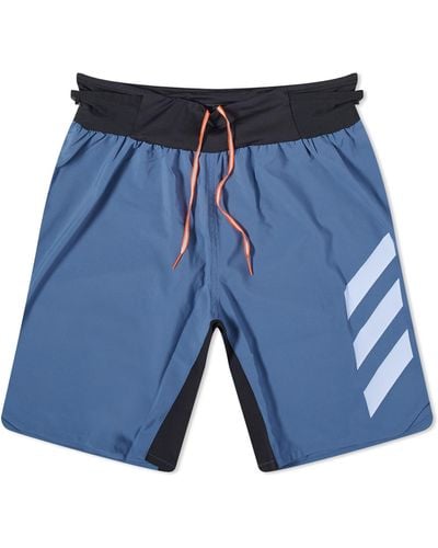 adidas Originals Agravic Trail Running Shorts - Blue