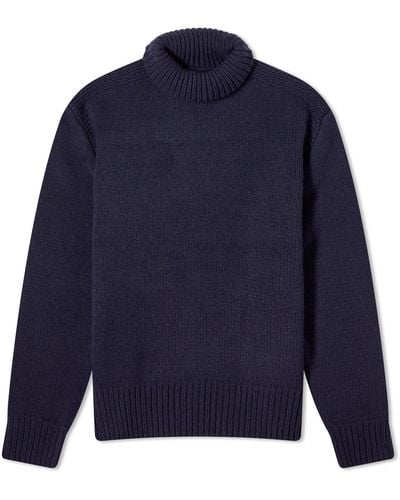 Polo Ralph Lauren Wool Cashmere Turtle Neck Sweater - Blue