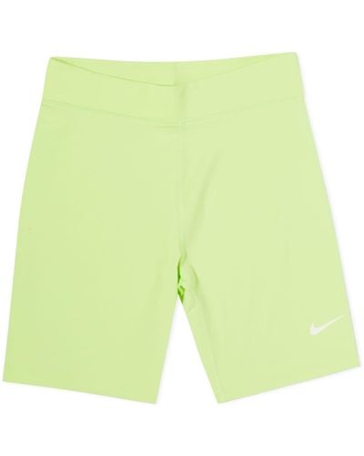 Nike High Waisted 8 Inch Biker Shorts - Green