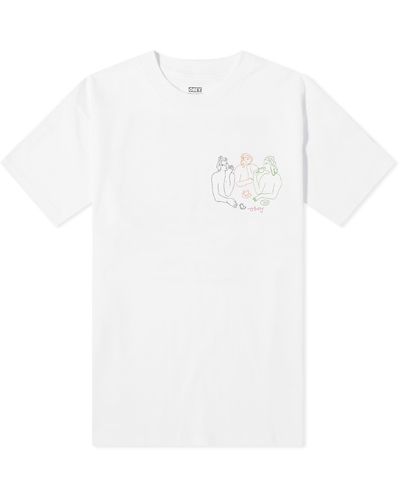 Obey Cup Of Tea T-Shirt - White