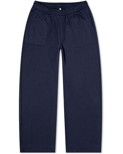 sunflower Relaxed Straight Leg Trouser - Blue