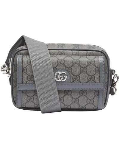 Gucci Supreme Gg Monogram Mini Bag - Grey