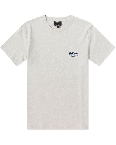 A.P.C. Raymond Embroidered Logo T-Shirt - Multicolour