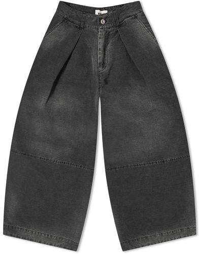 YMC Deadbeat Denim Trousers - Grey