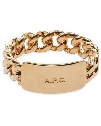 A.P.C. Darwin Ring - Metallic