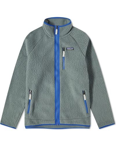 Patagonia Retro Pile Jacket Nouveau - Blue