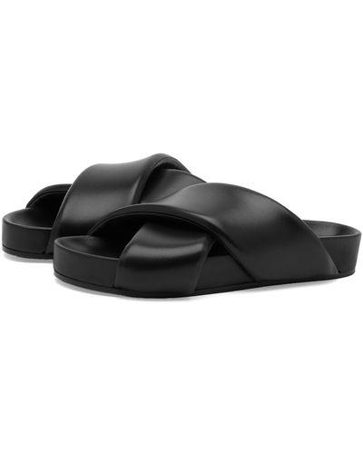 Jil Sander Leather Sandal - Black